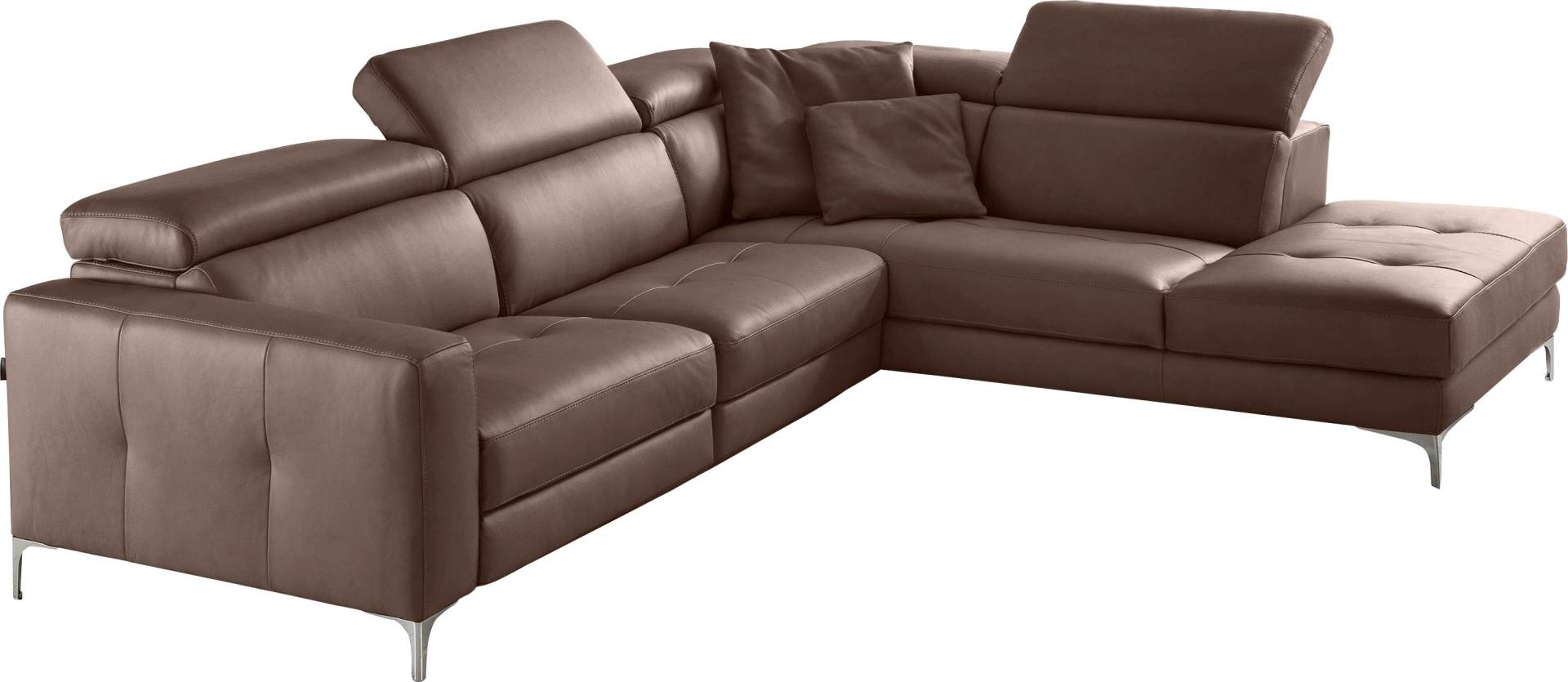 Egoitaliano Ecksofa »Matt, hoher Sitzkomfort und aufwendige Detailverarbeitung, L-Form«, mit Ottomane, inkl. verstellbarer Kopfteile zum Relaxen Egoitaliano Ecksofa »Matt, hoher Sitzkomfort und aufwendige Detailverarbeitung, L-Form«, mit Ottomane, inkl. verstellbarer Kopfteile zum Relaxen von Egoitaliano