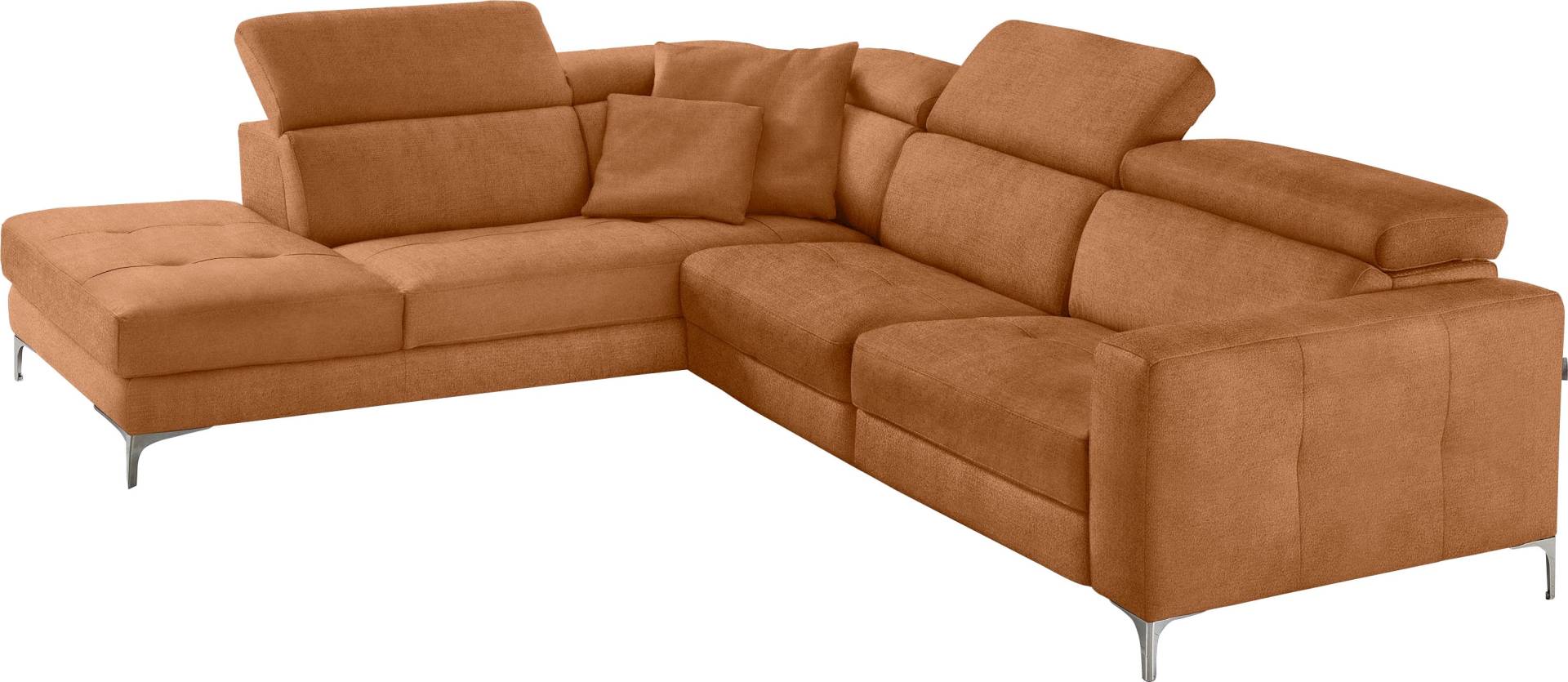 Egoitaliano Ecksofa »Matt, hoher Sitzkomfort und aufwendige Detailverarbeitung, L-Form«, mit Ottomane, inkl. verstellbarer Kopfteile zum Relaxen Egoitaliano Ecksofa »Matt, hoher Sitzkomfort und aufwendige Detailverarbeitung, L-Form«, mit Ottomane, inkl. verstellbarer Kopfteile zum Relaxen von Egoitaliano