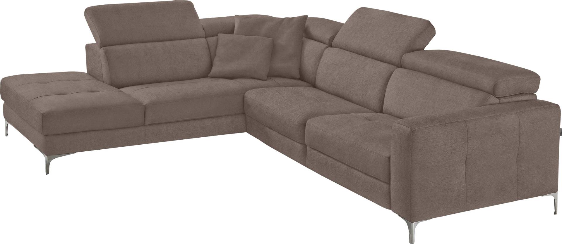 Egoitaliano Ecksofa »Matt, hoher Sitzkomfort und aufwendige Detailverarbeitung, L-Form«, mit Ottomane, inkl. verstellbarer Kopfteile zum Relaxen Egoitaliano Ecksofa »Matt, hoher Sitzkomfort und aufwendige Detailverarbeitung, L-Form«, mit Ottomane, inkl. verstellbarer Kopfteile zum Relaxen von Egoitaliano