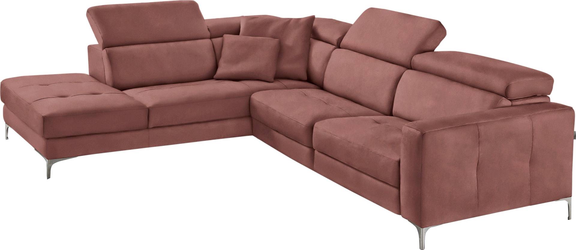 Egoitaliano Ecksofa »Matt, hoher Sitzkomfort und aufwendige Detailverarbeitung, L-Form«, mit Ottomane, inkl. verstellbarer Kopfteile zum Relaxen Egoitaliano Ecksofa »Matt, hoher Sitzkomfort und aufwendige Detailverarbeitung, L-Form«, mit Ottomane, inkl. verstellbarer Kopfteile zum Relaxen von Egoitaliano