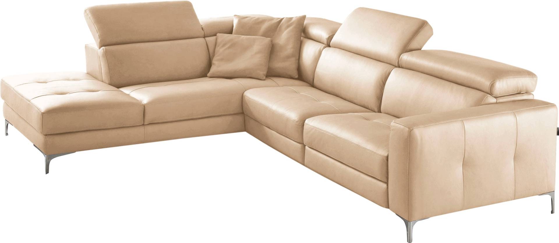 Egoitaliano Ecksofa »Matt, hoher Sitzkomfort und aufwendige Detailverarbeitung, L-Form«, mit Ottomane, inkl. verstellbarer Kopfteile zum Relaxen Egoitaliano Ecksofa »Matt, hoher Sitzkomfort und aufwendige Detailverarbeitung, L-Form«, mit Ottomane, inkl. verstellbarer Kopfteile zum Relaxen von Egoitaliano