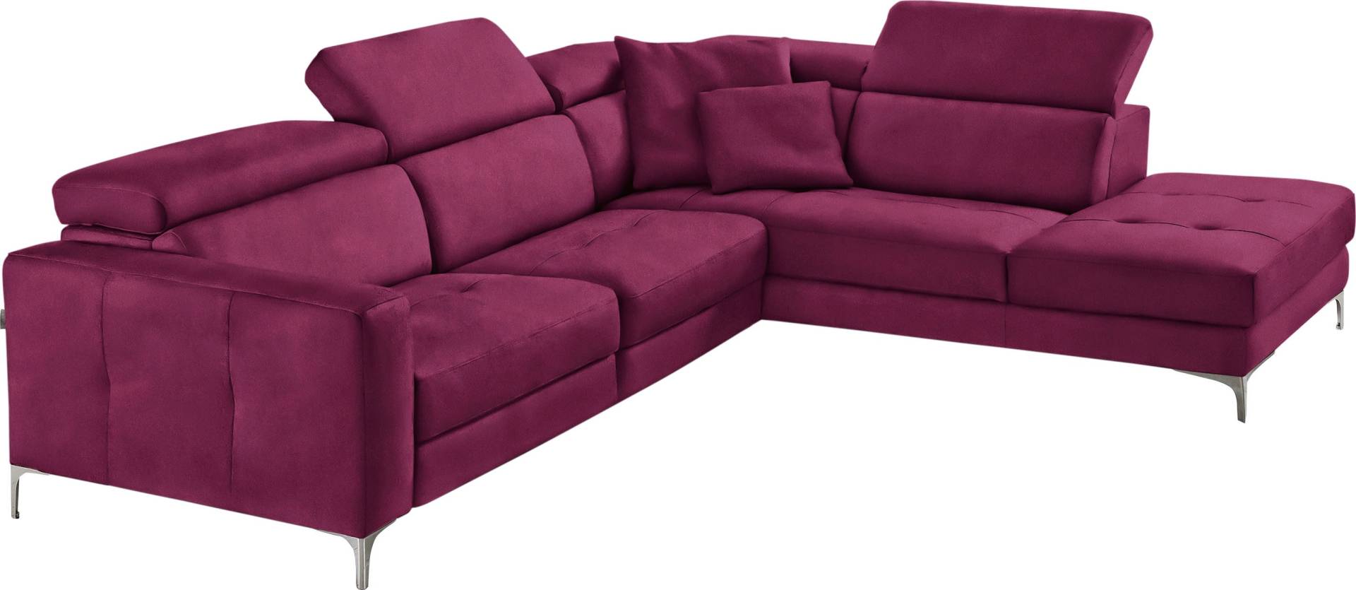 Egoitaliano Ecksofa »Matt, hoher Sitzkomfort und aufwendige Detailverarbeitung, L-Form«, mit Ottomane, inkl. verstellbarer Kopfteile zum Relaxen Egoitaliano Ecksofa »Matt, hoher Sitzkomfort und aufwendige Detailverarbeitung, L-Form«, mit Ottomane, inkl. verstellbarer Kopfteile zum Relaxen von Egoitaliano