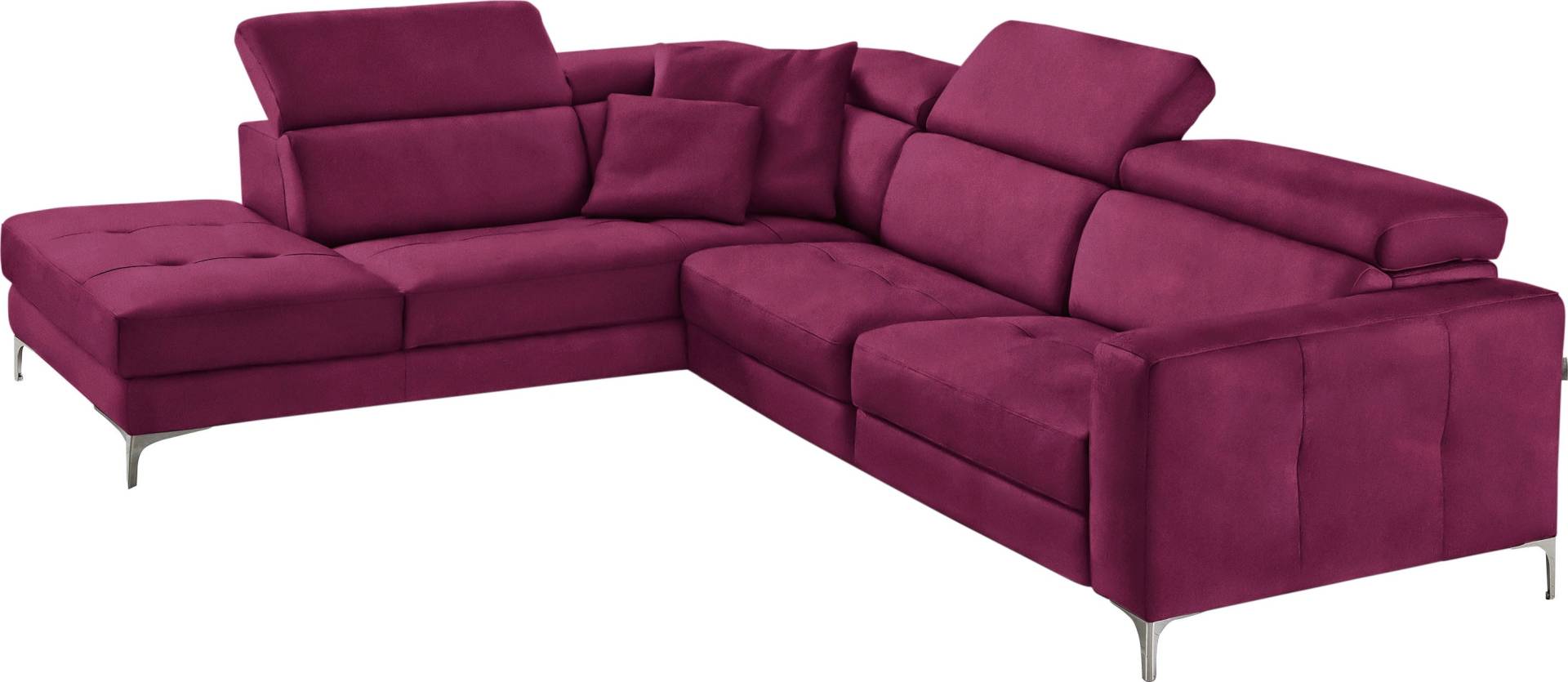 Egoitaliano Ecksofa »Matt, hoher Sitzkomfort und aufwendige Detailverarbeitung, L-Form«, mit Ottomane, inkl. verstellbarer Kopfteile zum Relaxen Egoitaliano Ecksofa »Matt, hoher Sitzkomfort und aufwendige Detailverarbeitung, L-Form«, mit Ottomane, inkl. verstellbarer Kopfteile zum Relaxen von Egoitaliano
