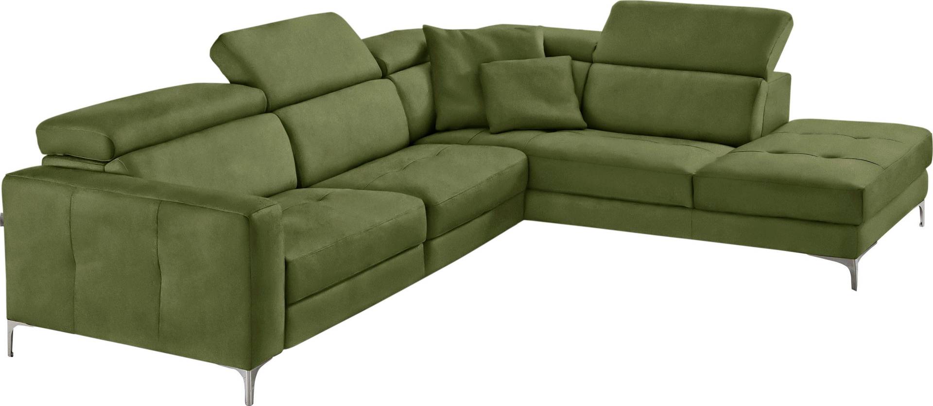 Egoitaliano Ecksofa »Matt, hoher Sitzkomfort und aufwendige Detailverarbeitung, L-Form«, mit Ottomane, inkl. verstellbarer Kopfteile zum Relaxen Egoitaliano Ecksofa »Matt, hoher Sitzkomfort und aufwendige Detailverarbeitung, L-Form«, mit Ottomane, inkl. verstellbarer Kopfteile zum Relaxen von Egoitaliano