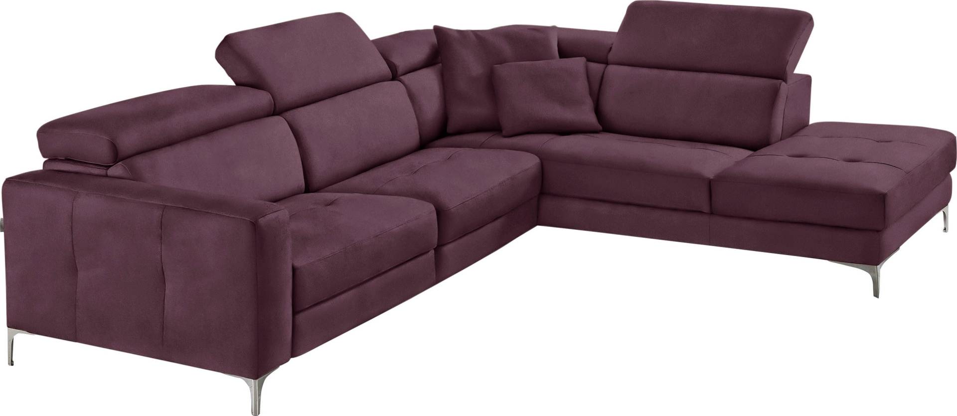 Egoitaliano Ecksofa »Matt, hoher Sitzkomfort und aufwendige Detailverarbeitung, L-Form«, mit Ottomane, inkl. verstellbarer Kopfteile zum Relaxen Egoitaliano Ecksofa »Matt, hoher Sitzkomfort und aufwendige Detailverarbeitung, L-Form«, mit Ottomane, inkl. verstellbarer Kopfteile zum Relaxen von Egoitaliano