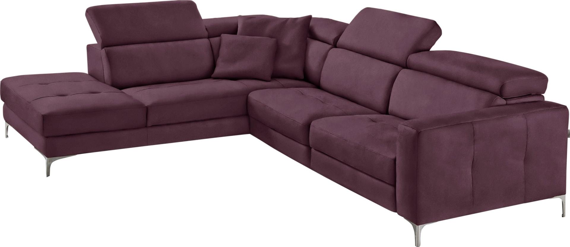 Egoitaliano Ecksofa »Matt, hoher Sitzkomfort und aufwendige Detailverarbeitung, L-Form«, mit Ottomane, inkl. verstellbarer Kopfteile zum Relaxen Egoitaliano Ecksofa »Matt, hoher Sitzkomfort und aufwendige Detailverarbeitung, L-Form«, mit Ottomane, inkl. verstellbarer Kopfteile zum Relaxen von Egoitaliano