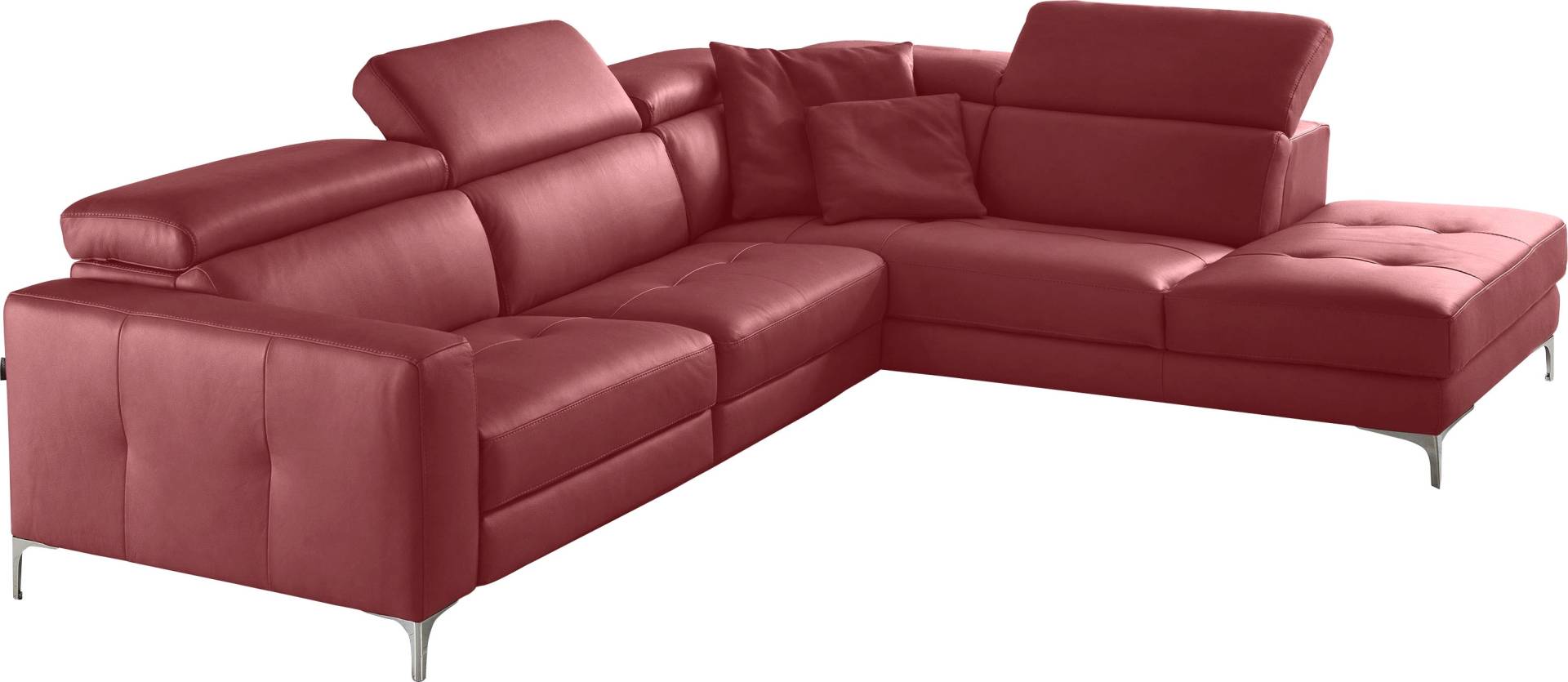 Egoitaliano Ecksofa »Matt, hoher Sitzkomfort und aufwendige Detailverarbeitung, L-Form«, mit Ottomane, inkl. verstellbarer Kopfteile zum Relaxen Egoitaliano Ecksofa »Matt, hoher Sitzkomfort und aufwendige Detailverarbeitung, L-Form«, mit Ottomane, inkl. verstellbarer Kopfteile zum Relaxen von Egoitaliano