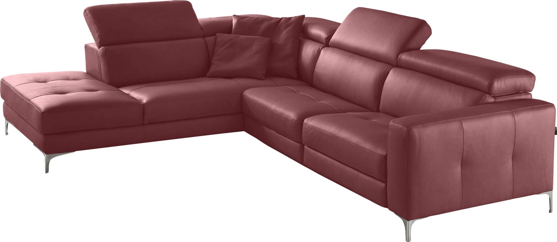 Egoitaliano Ecksofa »Matt, hoher Sitzkomfort und aufwendige Detailverarbeitung, L-Form«, mit Ottomane, inkl. verstellbarer Kopfteile zum Relaxen Egoitaliano Ecksofa »Matt, hoher Sitzkomfort und aufwendige Detailverarbeitung, L-Form«, mit Ottomane, inkl. verstellbarer Kopfteile zum Relaxen von Egoitaliano