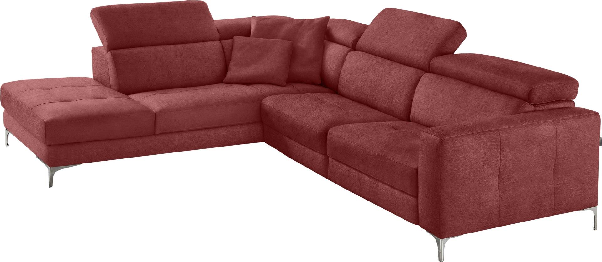 Egoitaliano Ecksofa »Matt, hoher Sitzkomfort und aufwendige Detailverarbeitung, L-Form«, mit Ottomane, inkl. verstellbarer Kopfteile zum Relaxen Egoitaliano Ecksofa »Matt, hoher Sitzkomfort und aufwendige Detailverarbeitung, L-Form«, mit Ottomane, inkl. verstellbarer Kopfteile zum Relaxen von Egoitaliano