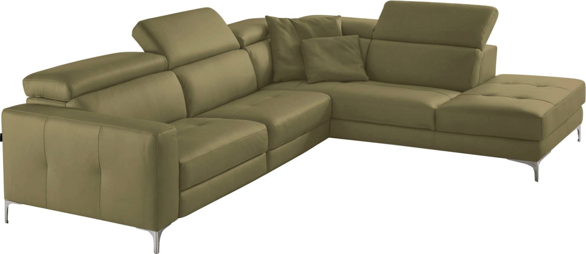 Egoitaliano Ecksofa »Matt, hoher Sitzkomfort und aufwendige Detailverarbeitung, L-Form«, mit Ottomane, inkl. verstellbarer Kopfteile zum Relaxen Egoitaliano Ecksofa »Matt, hoher Sitzkomfort und aufwendige Detailverarbeitung, L-Form«, mit Ottomane, inkl. verstellbarer Kopfteile zum Relaxen von Egoitaliano