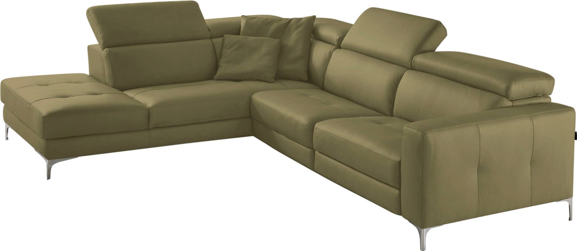 Egoitaliano Ecksofa »Matt, hoher Sitzkomfort und aufwendige Detailverarbeitung, L-Form«, mit Ottomane, inkl. verstellbarer Kopfteile zum Relaxen Egoitaliano Ecksofa »Matt, hoher Sitzkomfort und aufwendige Detailverarbeitung, L-Form«, mit Ottomane, inkl. verstellbarer Kopfteile zum Relaxen von Egoitaliano
