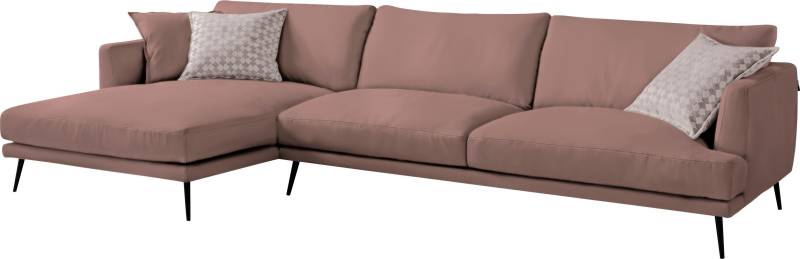 Egoitaliano Ecksofa »Sophia, Designsofa mit extrakomfortablem Sitzkomfort«, mit Daunenfederung, L-Form von Egoitaliano