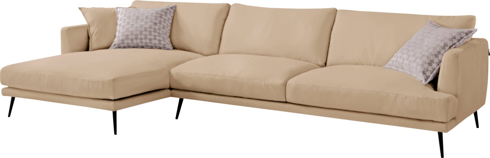 Egoitaliano Ecksofa »Sophia, Designsofa mit extrakomfortablem Sitzkomfort«, mit Daunenfederung, L-Form Egoitaliano Ecksofa »Sophia, Designsofa mit extrakomfortablem Sitzkomfort«, mit Daunenfederung, L-Form von Egoitaliano