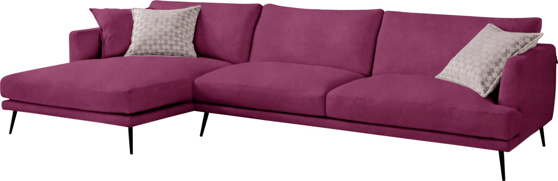 Egoitaliano Ecksofa »Sophia, Designsofa mit extrakomfortablem Sitzkomfort«, mit Daunenfederung, L-Form Egoitaliano Ecksofa »Sophia, Designsofa mit extrakomfortablem Sitzkomfort«, mit Daunenfederung, L-Form von Egoitaliano