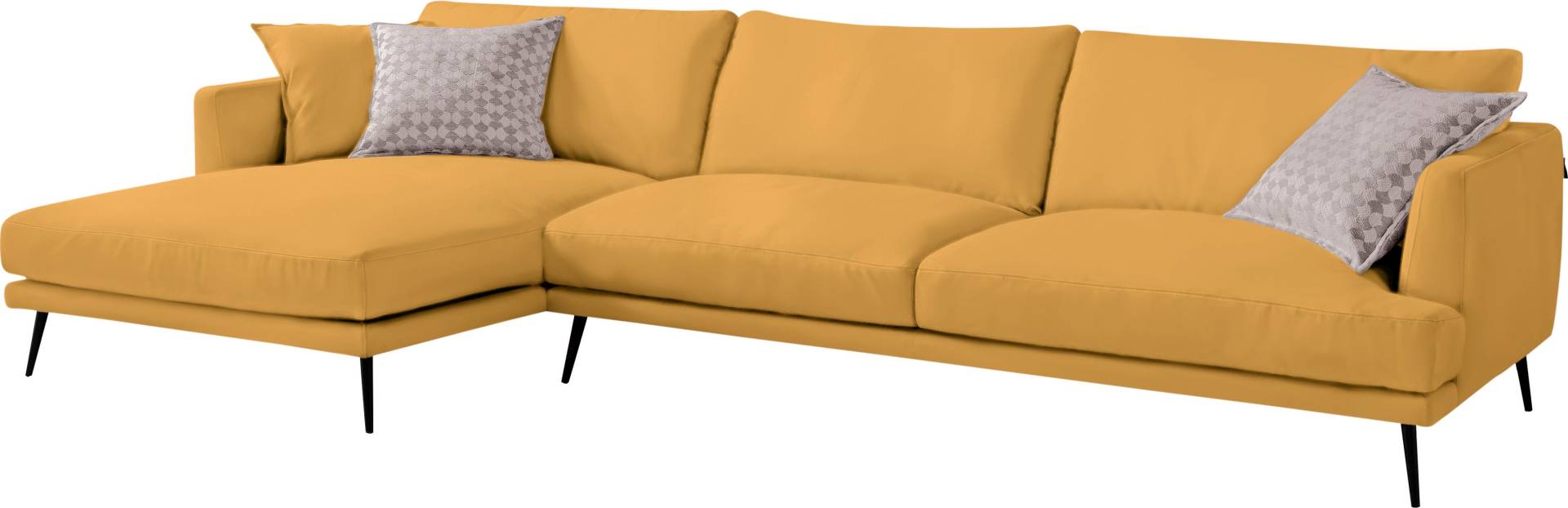 Egoitaliano Ecksofa »Sophia, Designsofa mit extrakomfortablem Sitzkomfort«, mit Daunenfederung, L-Form Egoitaliano Ecksofa »Sophia, Designsofa mit extrakomfortablem Sitzkomfort«, mit Daunenfederung, L-Form von Egoitaliano