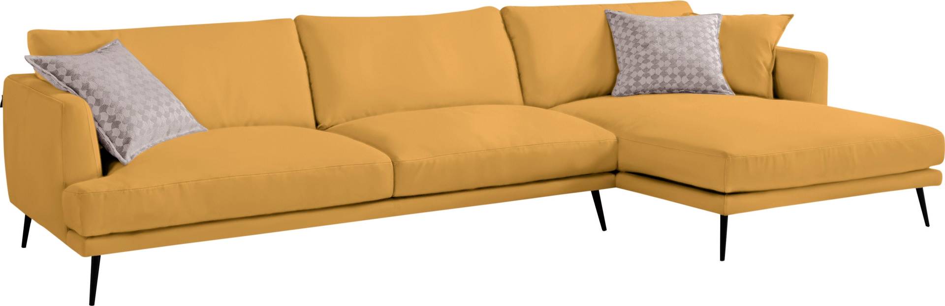 Egoitaliano Ecksofa »Sophia, Designsofa mit extrakomfortablem Sitzkomfort«, mit Daunenfederung, L-Form von Egoitaliano