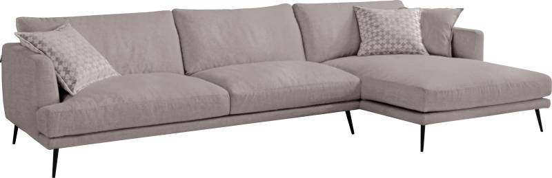 Egoitaliano Ecksofa »Sophia, Designsofa mit extrakomfortablem Sitzkomfort«, mit Daunenfederung, L-Form von Egoitaliano