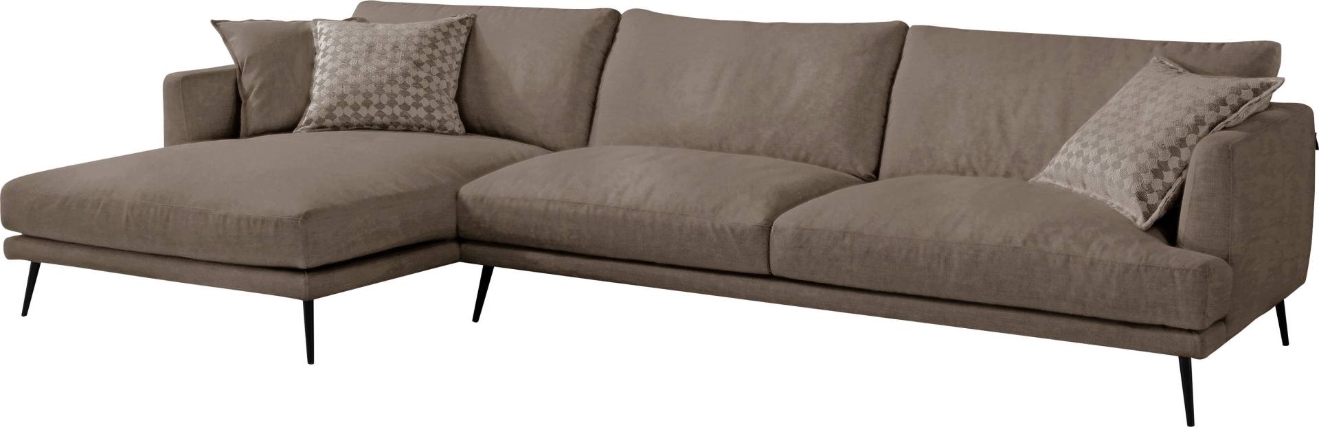 Egoitaliano Ecksofa »Sophia, Designsofa mit extrakomfortablem Sitzkomfort«, mit Daunenfederung, L-Form Egoitaliano Ecksofa »Sophia, Designsofa mit extrakomfortablem Sitzkomfort«, mit Daunenfederung, L-Form von Egoitaliano