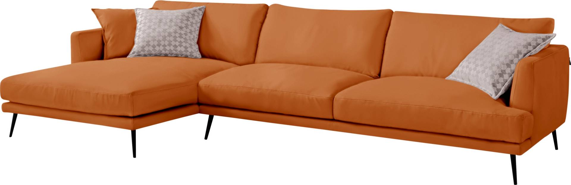 Egoitaliano Ecksofa »Sophia, Designsofa mit extrakomfortablem Sitzkomfort«, mit Daunenfederung, L-Form Egoitaliano Ecksofa »Sophia, Designsofa mit extrakomfortablem Sitzkomfort«, mit Daunenfederung, L-Form von Egoitaliano