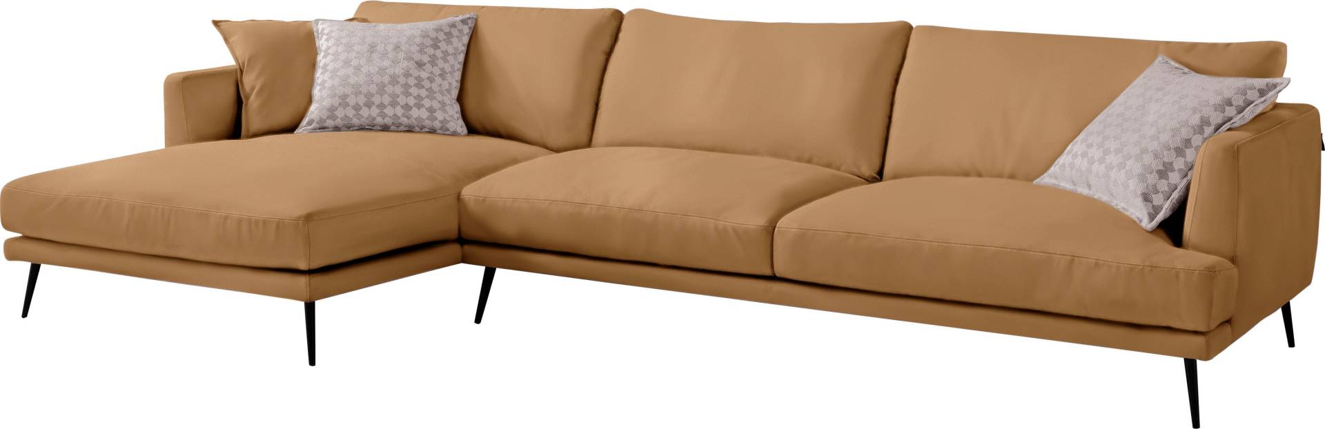 Egoitaliano Ecksofa »Sophia, Designsofa mit extrakomfortablem Sitzkomfort«, mit Daunenfederung, L-Form Egoitaliano Ecksofa »Sophia, Designsofa mit extrakomfortablem Sitzkomfort«, mit Daunenfederung, L-Form von Egoitaliano