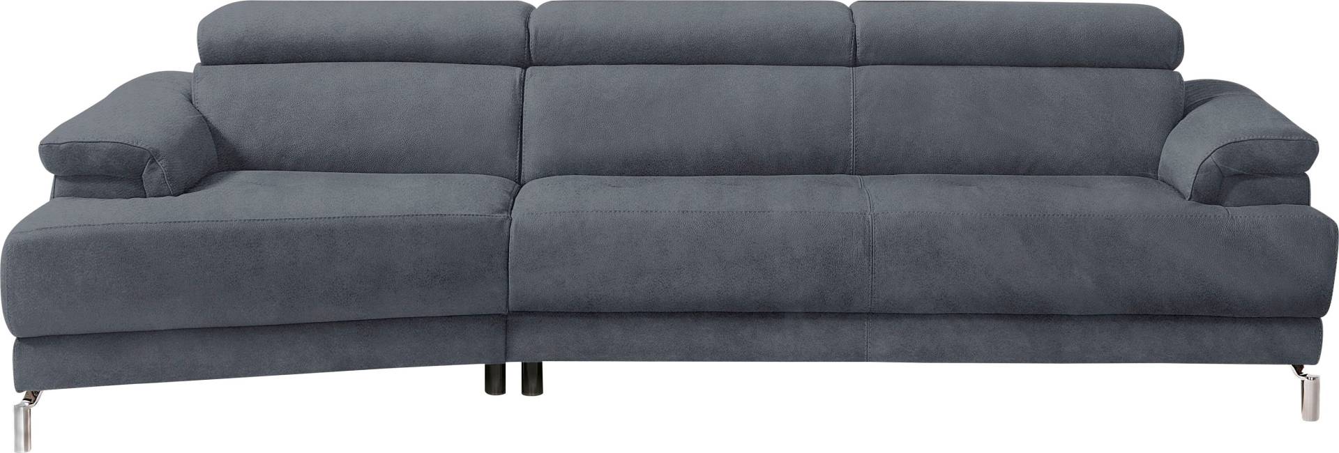 Egoitaliano Ecksofa »Soul, extravagantes Designsofa, Megasofa, super bequem, tolle Details«, mit Trapez-Abschlusselement, inkl verstellbarer Kopfteile von Egoitaliano