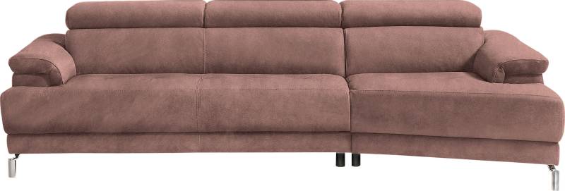 Egoitaliano Ecksofa »Soul, extravagantes Designsofa, Megasofa, super bequem, tolle Details«, mit Trapez-Abschlusselement, inkl verstellbarer Kopfteile von Egoitaliano