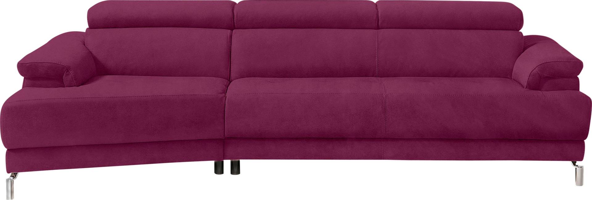 Egoitaliano Ecksofa »Soul, extravagantes Designsofa, Megasofa, super bequem, tolle Details«, mit Trapez-Abschlusselement, inkl verstellbarer Kopfteile von Egoitaliano