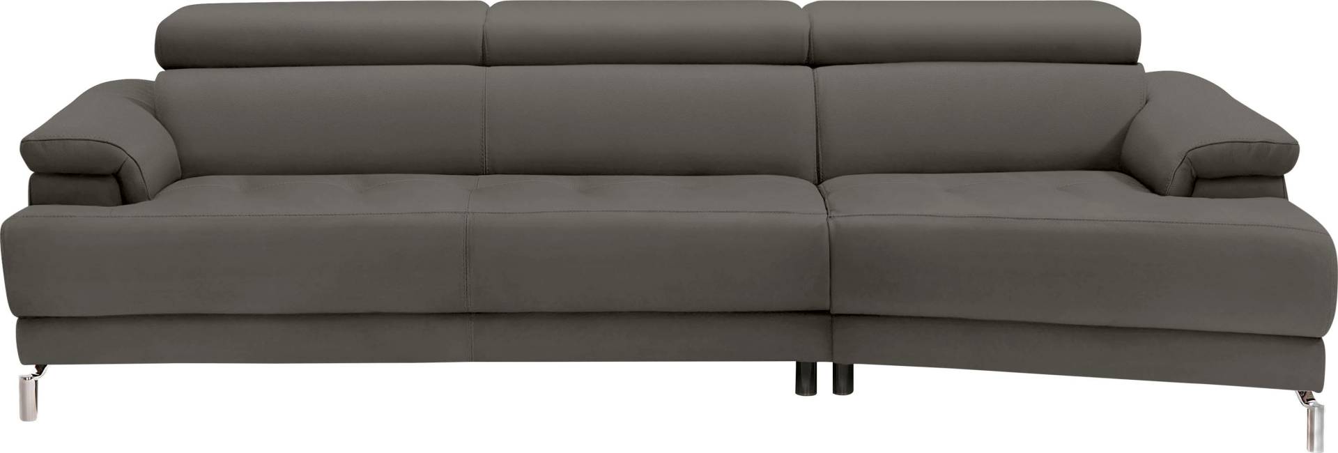 Egoitaliano Ecksofa »Soul, extravagantes Designsofa, Megasofa, super bequem, tolle Details«, mit Trapez-Abschlusselement, inkl verstellbarer Kopfteile von Egoitaliano