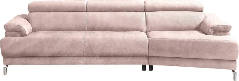 Egoitaliano Ecksofa »Soul, extravagantes Designsofa, Megasofa, super bequem, tolle Details«, mit Trapez-Abschlusselement, inkl verstellbarer Kopfteile von Egoitaliano