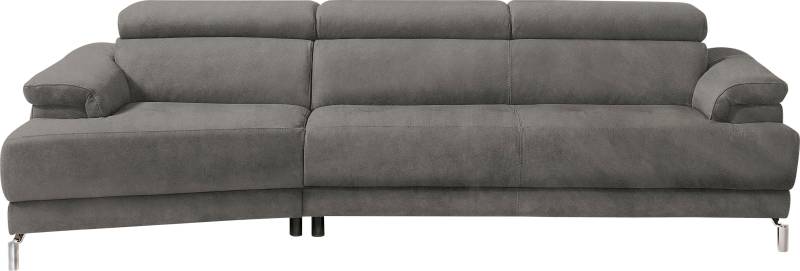 Egoitaliano Ecksofa »Soul, extravagantes Designsofa, Megasofa, super bequem, tolle Details«, mit Trapez-Abschlusselement, inkl verstellbarer Kopfteile von Egoitaliano