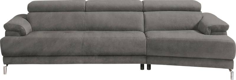 Egoitaliano Ecksofa »Soul, extravagantes Designsofa, Megasofa, super bequem, tolle Details«, mit Trapez-Abschlusselement, inkl verstellbarer Kopfteile von Egoitaliano