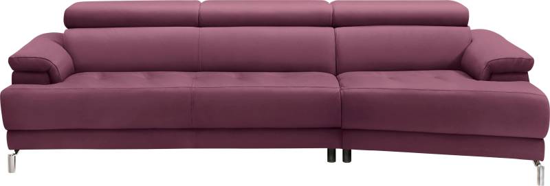 Egoitaliano Ecksofa »Soul, extravagantes Designsofa, Megasofa, super bequem, tolle Details«, mit Trapez-Abschlusselement, inkl verstellbarer Kopfteile von Egoitaliano