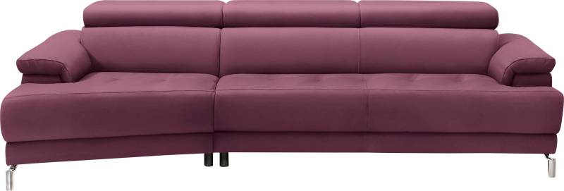 Egoitaliano Ecksofa »Soul, extravagantes Designsofa, Megasofa, super bequem, tolle Details«, mit Trapez-Abschlusselement, inkl verstellbarer Kopfteile von Egoitaliano