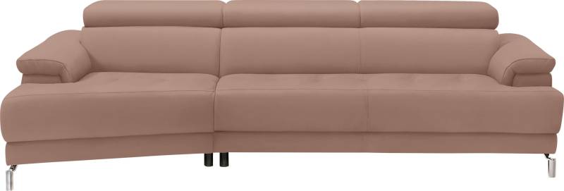 Egoitaliano Ecksofa »Soul, extravagantes Designsofa, Megasofa, super bequem, tolle Details«, mit Trapez-Abschlusselement, inkl verstellbarer Kopfteile von Egoitaliano