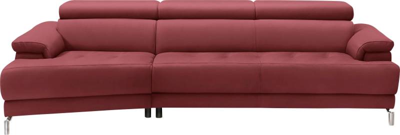 Egoitaliano Ecksofa »Soul, extravagantes Designsofa, Megasofa, super bequem, tolle Details«, mit Trapez-Abschlusselement, inkl verstellbarer Kopfteile von Egoitaliano