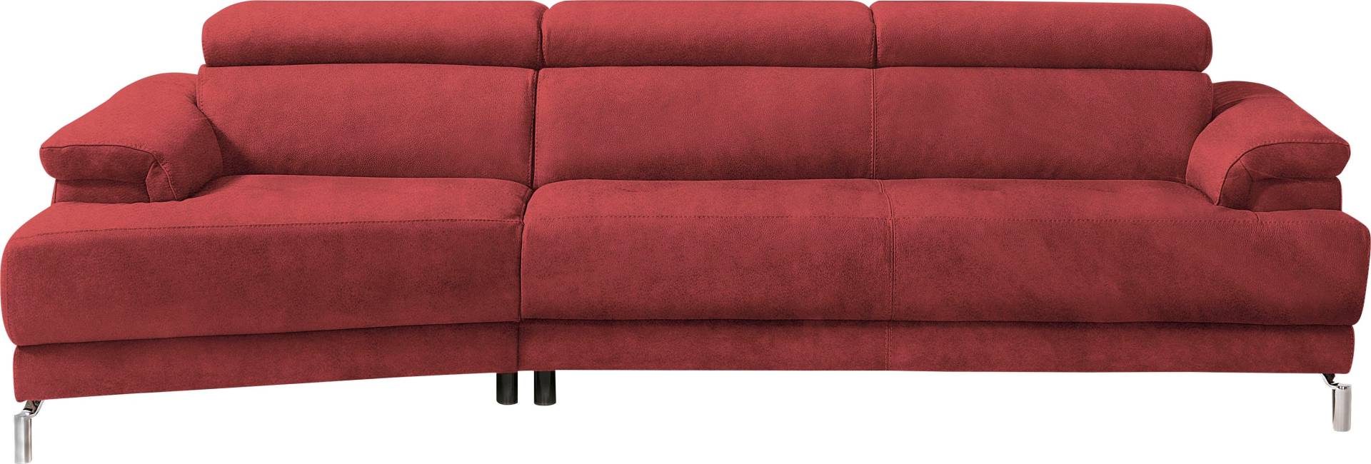 Egoitaliano Ecksofa »Soul, extravagantes Designsofa, Megasofa, super bequem, tolle Details«, mit Trapez-Abschlusselement, inkl verstellbarer Kopfteile von Egoitaliano