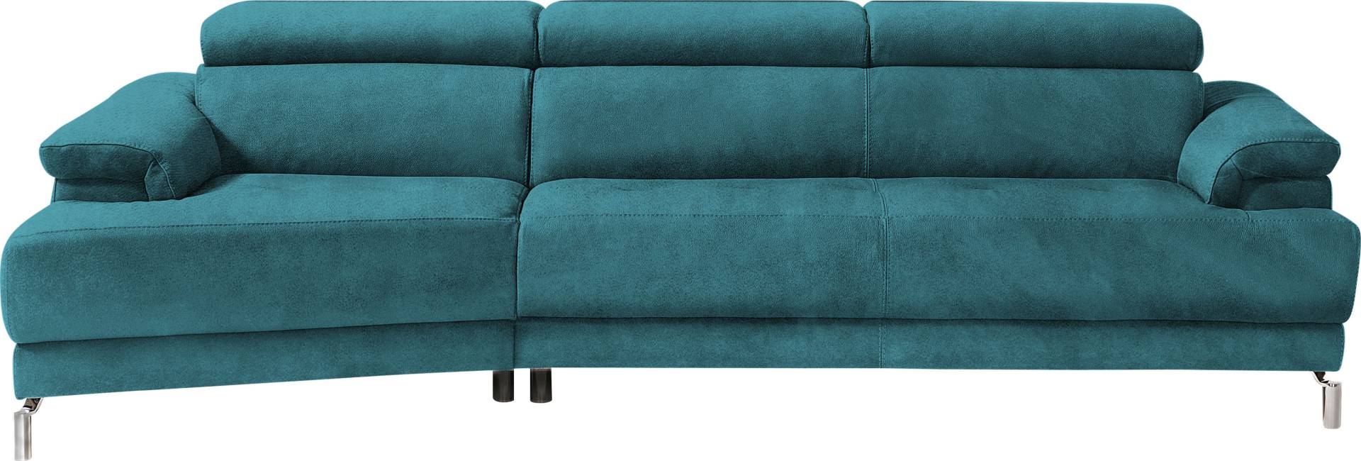 Egoitaliano Ecksofa »Soul, extravagantes Designsofa, Megasofa, super bequem, tolle Details«, mit Trapez-Abschlusselement, inkl verstellbarer Kopfteile von Egoitaliano