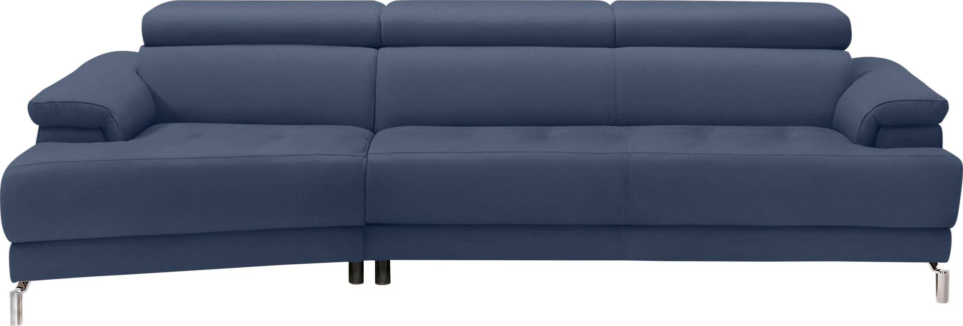 Egoitaliano Ecksofa »Soul, extravagantes Designsofa, Megasofa, super bequem, tolle Details«, mit Trapez-Abschlusselement, inkl verstellbarer Kopfteile von Egoitaliano