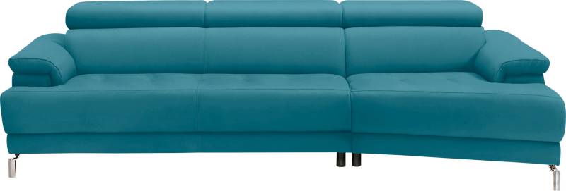 Egoitaliano Ecksofa »Soul, extravagantes Designsofa, Megasofa, super bequem, tolle Details«, mit Trapez-Abschlusselement, inkl verstellbarer Kopfteile von Egoitaliano