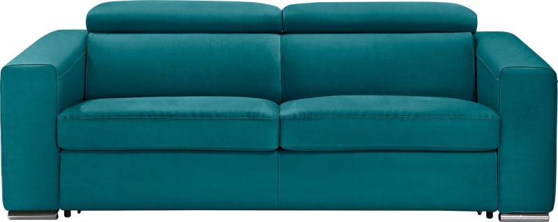 Egoitaliano Schlafsofa »Cabiria, Design und super Sitz- und Liegekomfort«, Sofa inkl. Schlaffunktion, Kopfteile verstellbar, mit Metallfüssen von Egoitaliano