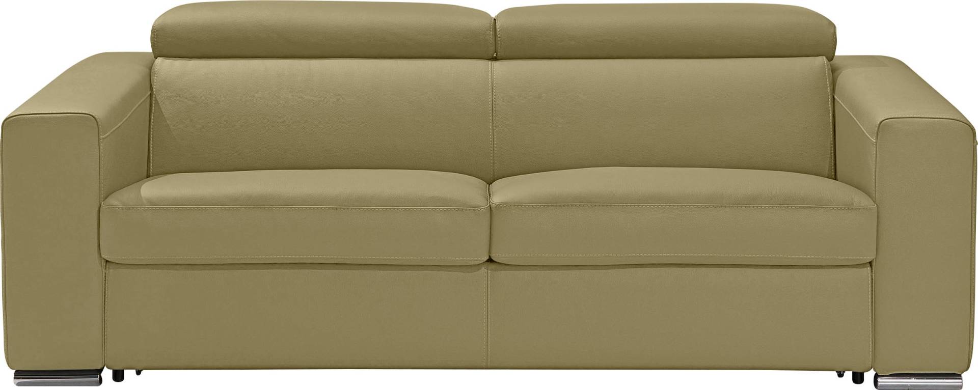 Egoitaliano Schlafsofa »Cabiria, Design und super Sitz- und Liegekomfort«, Sofa inkl. Schlaffunktion, Kopfteile verstellbar, mit Metallfüssen von Egoitaliano