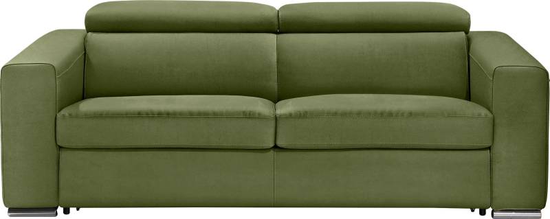 Egoitaliano Schlafsofa »Cabiria, Design und super Sitz- und Liegekomfort«, Sofa inkl. Schlaffunktion, Kopfteile verstellbar, mit Metallfüssen von Egoitaliano