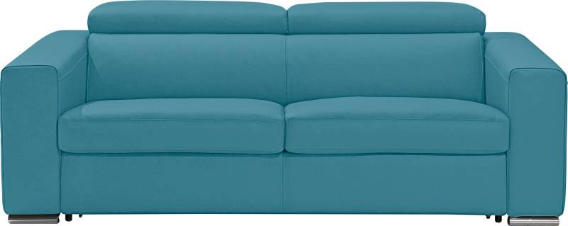 Egoitaliano Schlafsofa »Cabiria, Design und super Sitz- und Liegekomfort«, Sofa inkl. Schlaffunktion, Kopfteile verstellbar, mit Metallfüssen von Egoitaliano