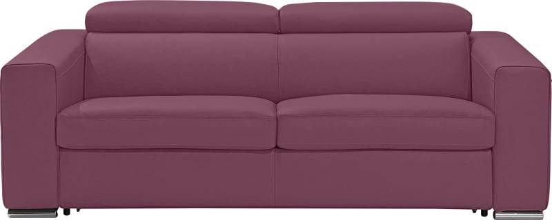 Egoitaliano Schlafsofa »Cabiria, Design und super Sitz- und Liegekomfort«, Sofa inkl. Schlaffunktion, Kopfteile verstellbar, mit Metallfüssen von Egoitaliano