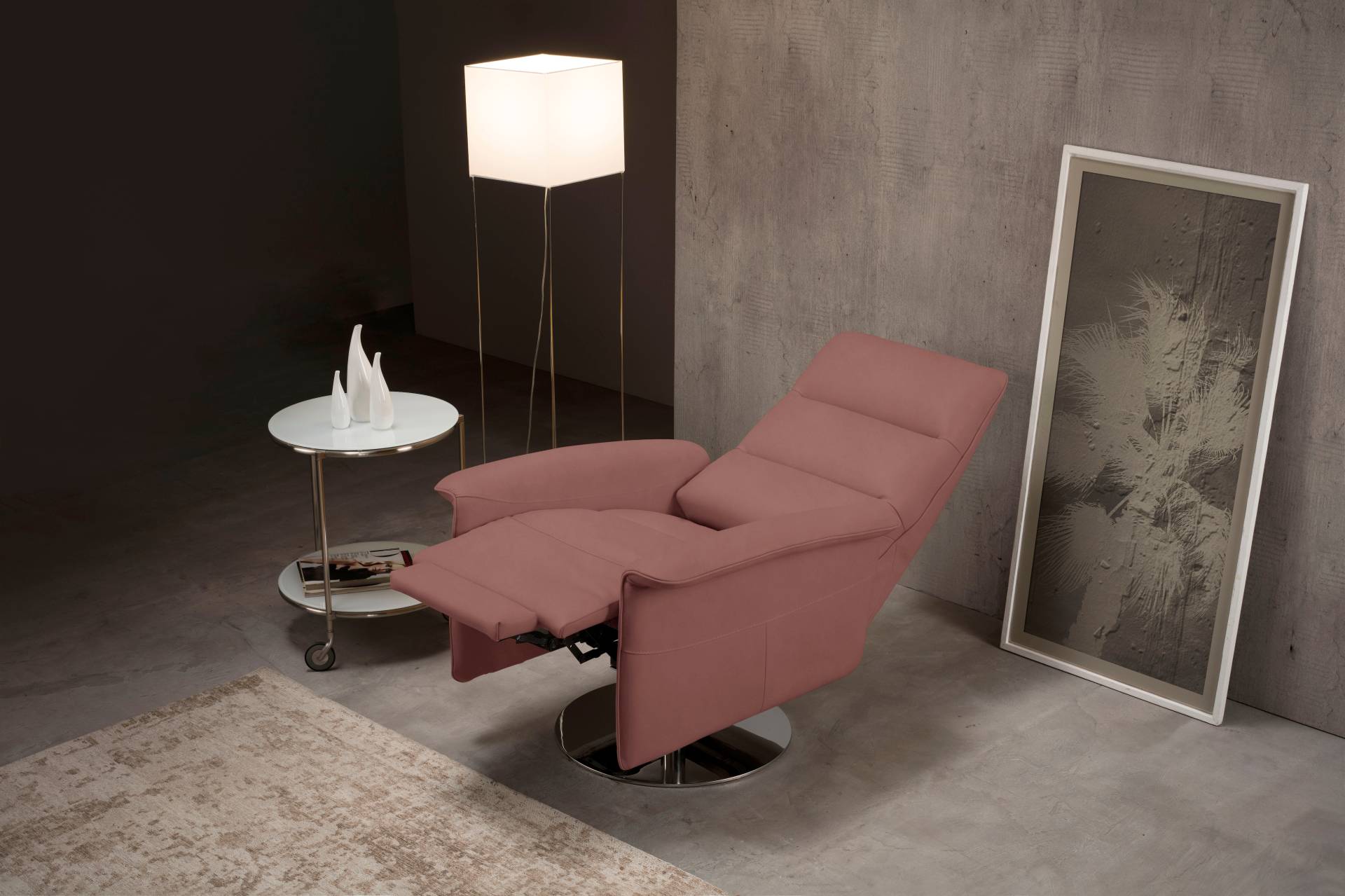 Egoitaliano Sessel »Kelly Designsessel«, drehbar, manuelle Relaxfunktion mit Push-Back-Mechanismus von Egoitaliano