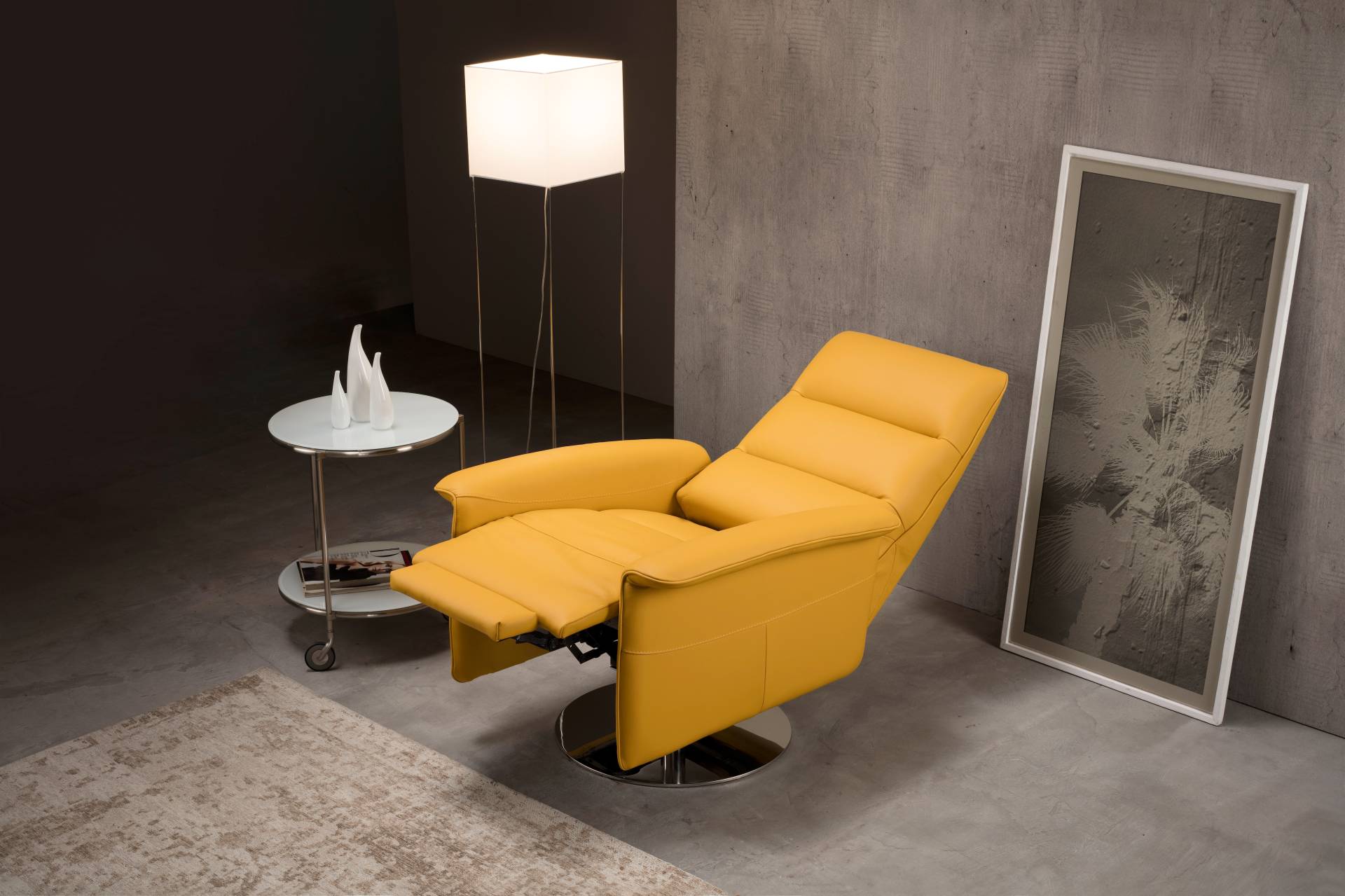 Egoitaliano Sessel »Kelly Designsessel«, drehbar, manuelle Relaxfunktion mit Push-Back-Mechanismus von Egoitaliano