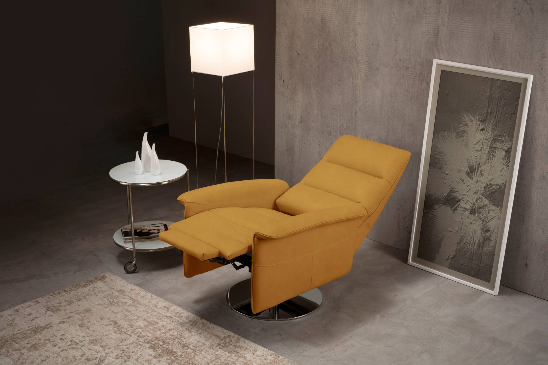 Egoitaliano Sessel »Kelly Designsessel«, drehbar, manuelle Relaxfunktion mit Push-Back-Mechanismus von Egoitaliano