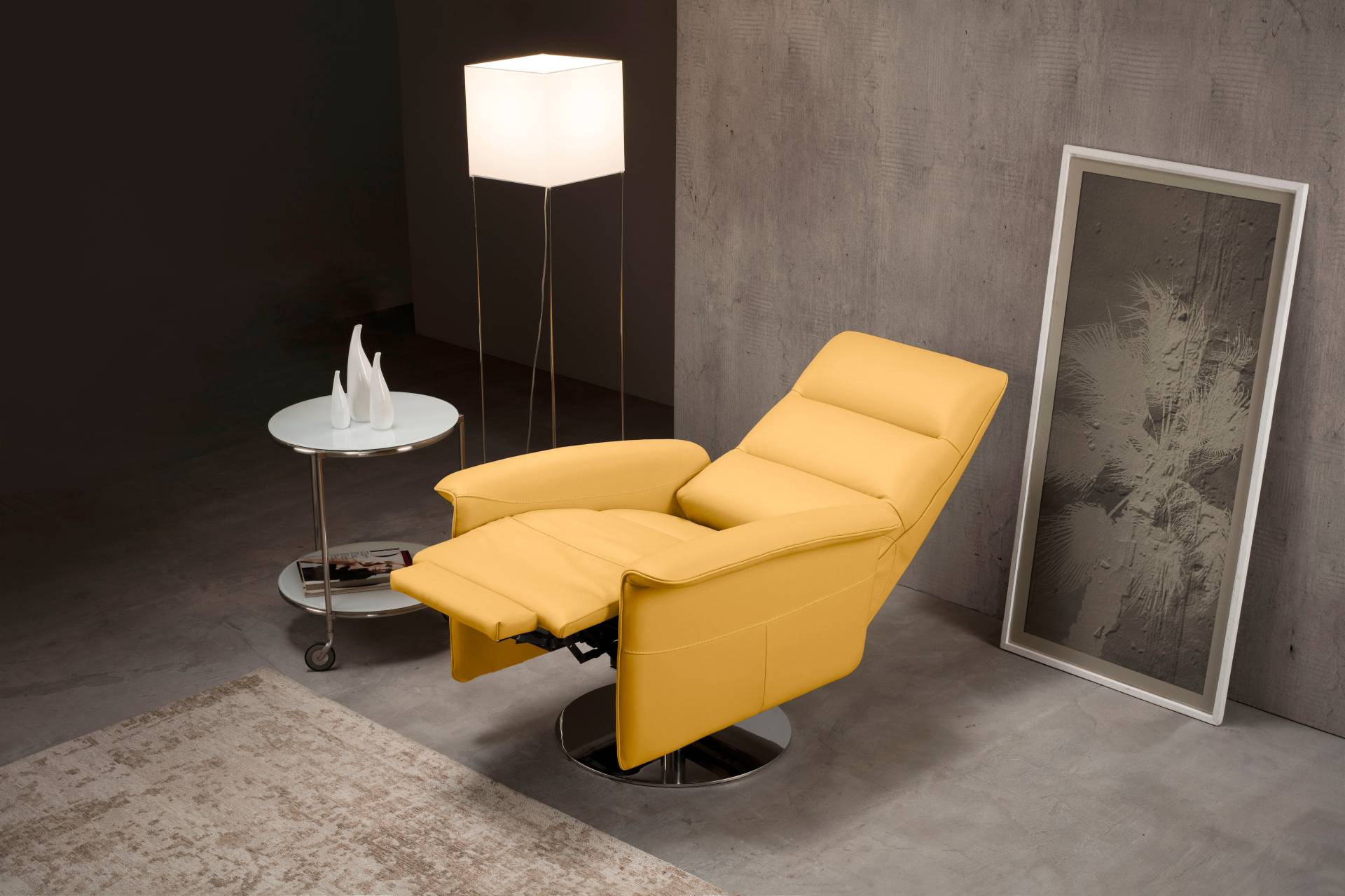 Egoitaliano Sessel »Kelly Designsessel«, drehbar, manuelle Relaxfunktion mit Push-Back-Mechanismus von Egoitaliano