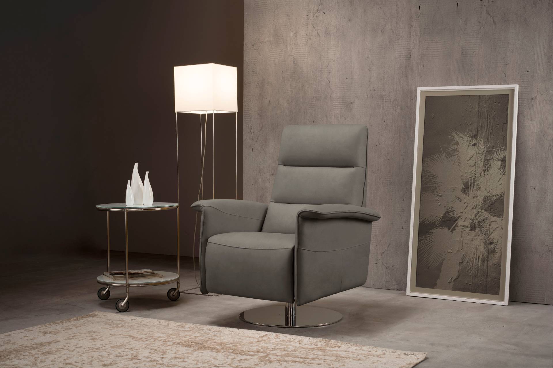 Egoitaliano Sessel »Kelly Designsessel«, drehbar, manuelle Relaxfunktion mit Push-Back-Mechanismus von Egoitaliano