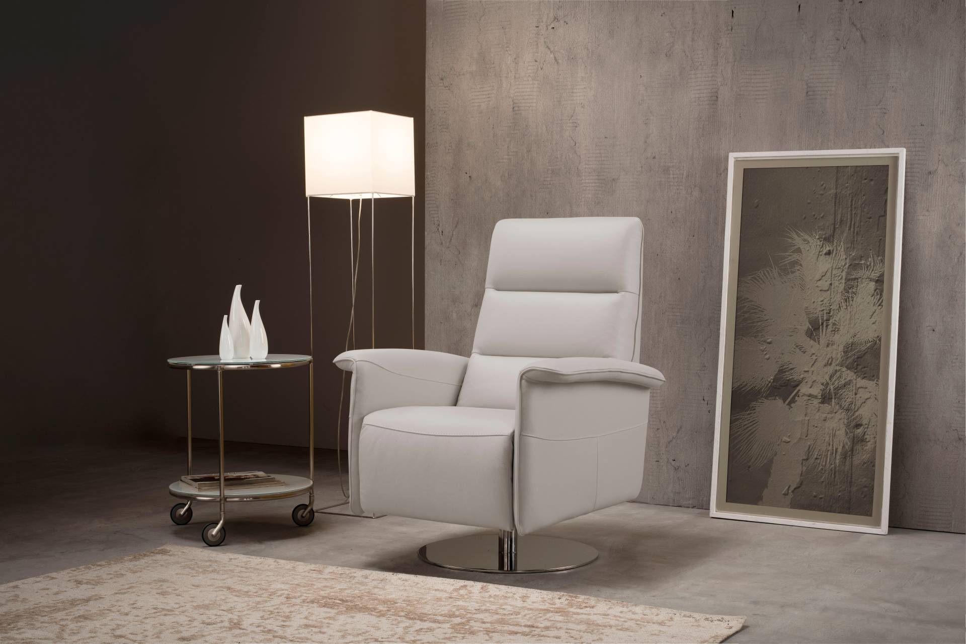 Egoitaliano Sessel »Kelly Designsessel«, drehbar, manuelle Relaxfunktion mit Push-Back-Mechanismus von Egoitaliano